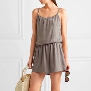 UEC Heidi Klein grayish viscose mini dress small